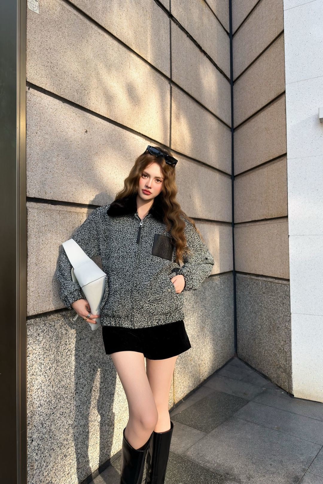 Loe 25fw elegant jacket