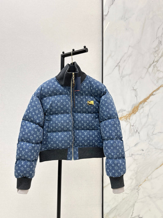 Louis 25fw denim down jacket
