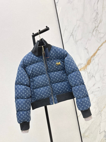 Louis 25fw denim down jacket