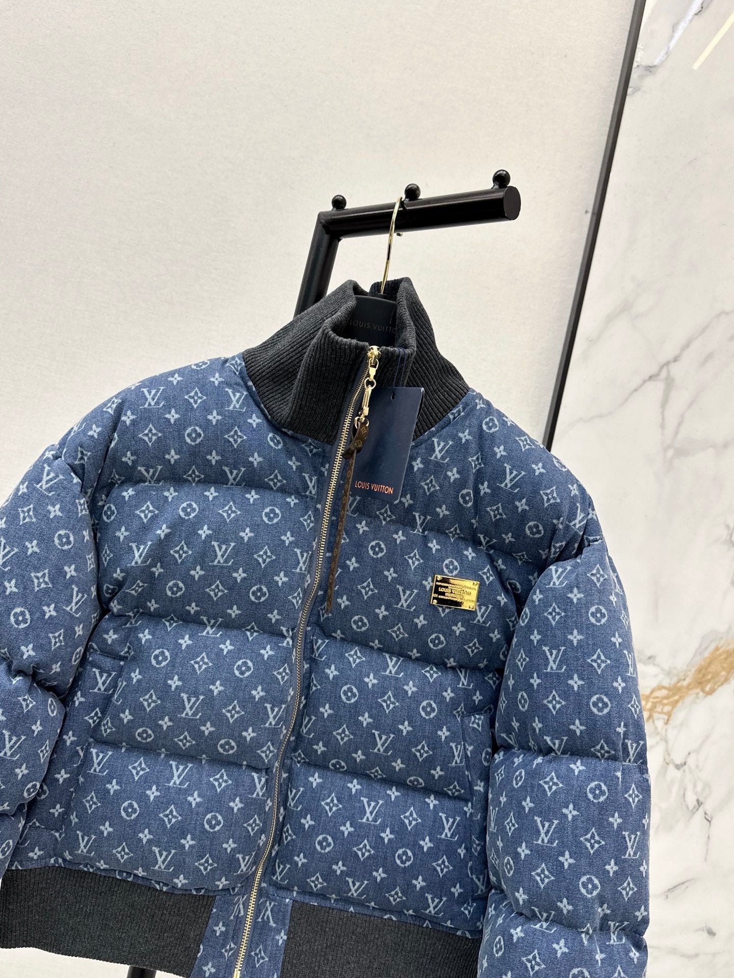Louis 25fw denim down jacket