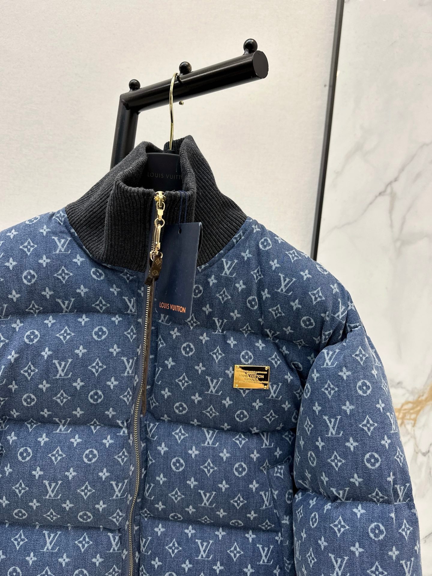Louis 25fw denim down jacket