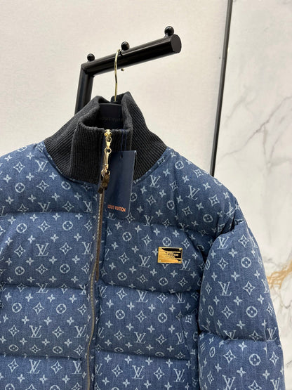 Louis 25fw denim down jacket