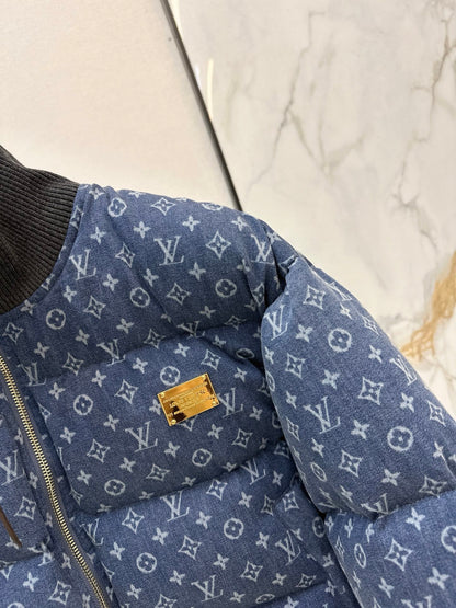 Louis 25fw denim down jacket