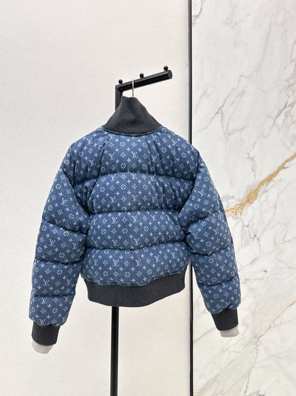 Louis 25fw denim down jacket