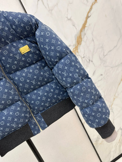 Louis 25fw denim down jacket