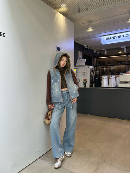 Louis 25fw reversible denim vest