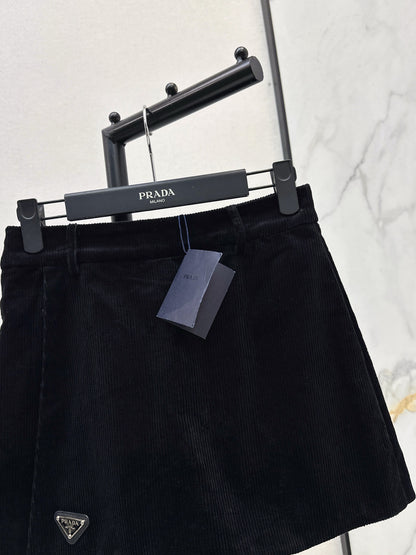 Prad 25fw corduroy divided skirt