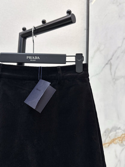 Prad 25fw corduroy divided skirt