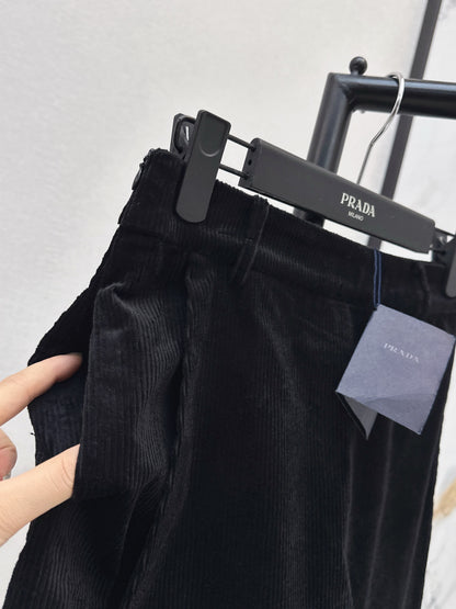 Prad 25fw corduroy divided skirt