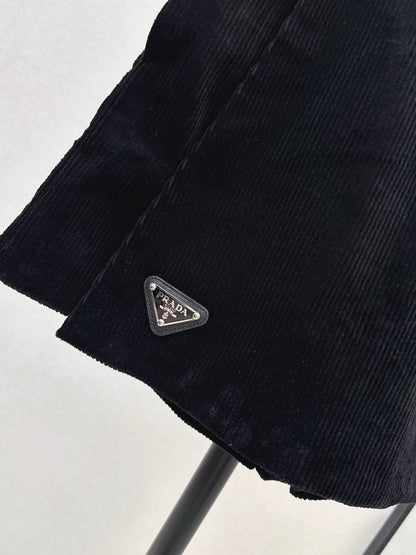 Prad 25fw corduroy divided skirt