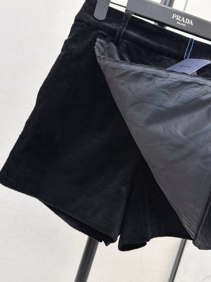 Prad 25fw corduroy divided skirt