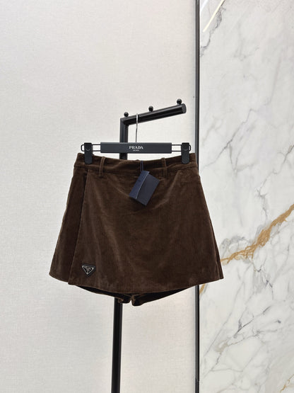 Prad 25fw corduroy divided skirt