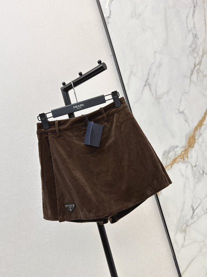 Prad 25fw corduroy divided skirt