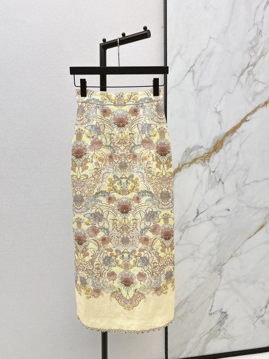Zimm 25fw print skirt