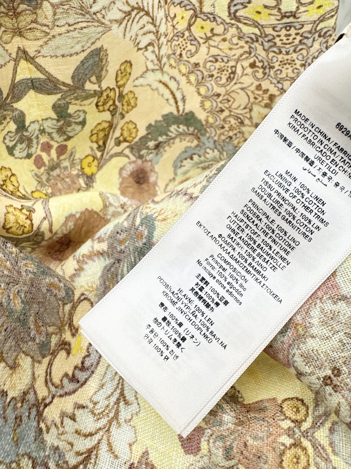 Zimm 25fw print skirt