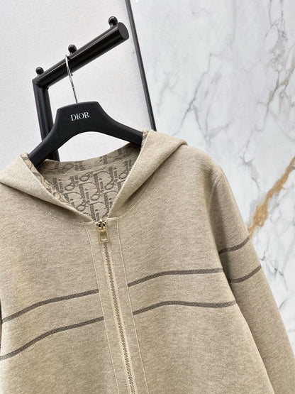 CD 25fw reversible hooded jacket