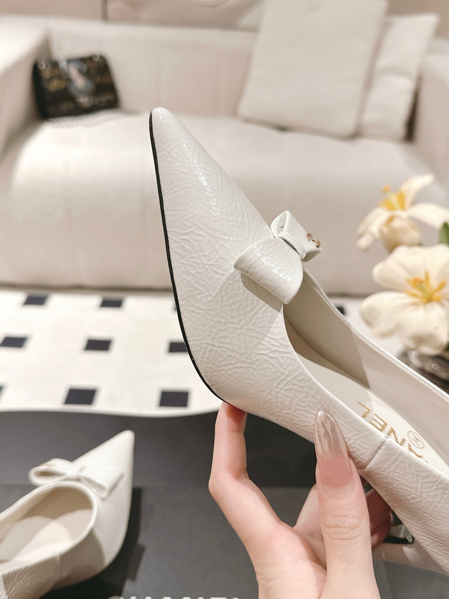 Chan 25fw pointed toe heeels