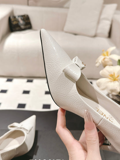 Chan 25fw pointed toe heeels