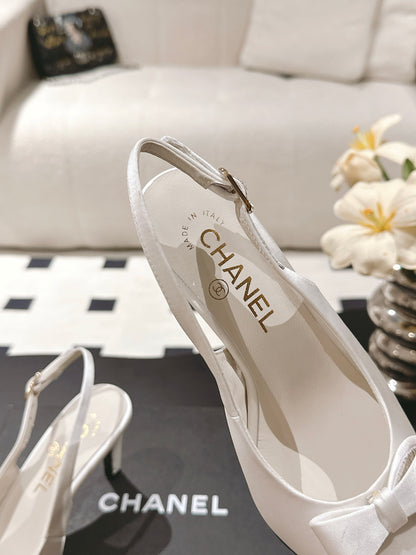 Chan 25fw slingback heels