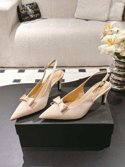 Chan 25fw slingback heels