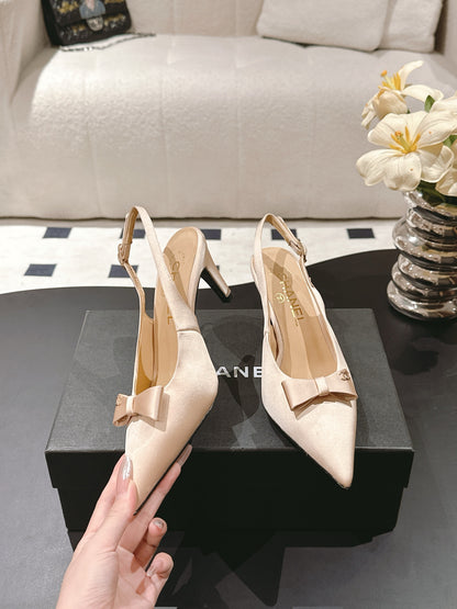 Chan 25fw slingback heels