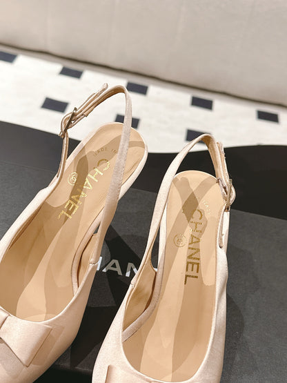 Chan 25fw slingback heels