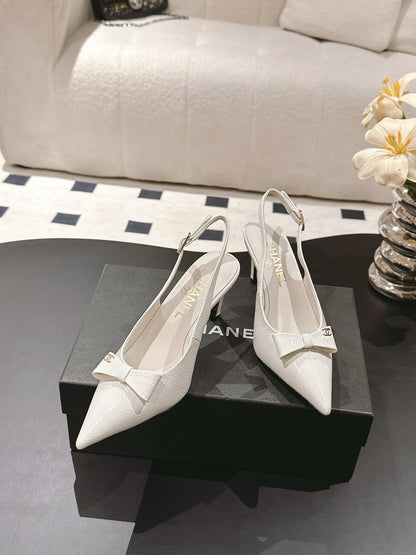 Chan 25fw slingback heels