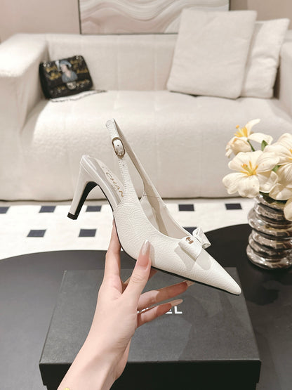 Chan 25fw slingback heels