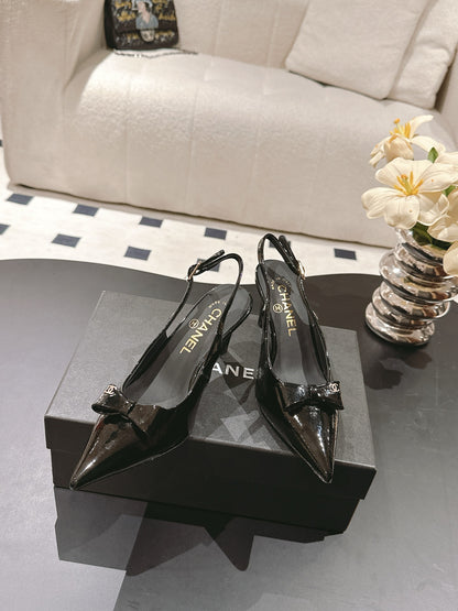 Chan 25fw slingback heels