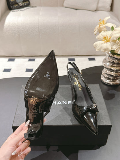 Chan 25fw slingback heels