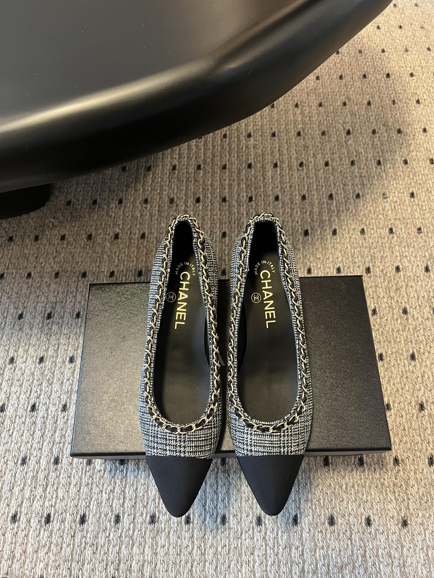 Chan 25fw chunky heels