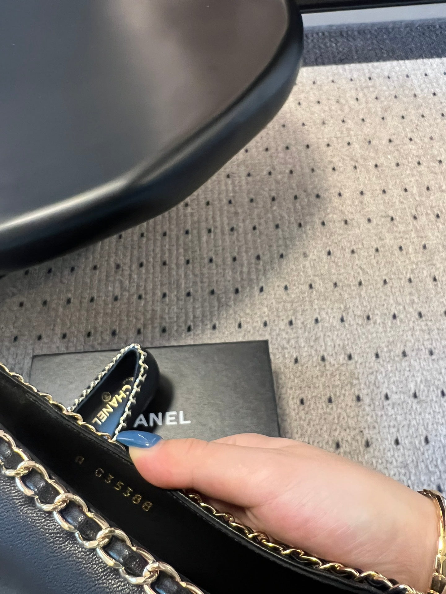 Chan 25fw chunky heels