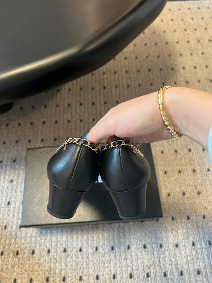 Chan 25fw chunky heels