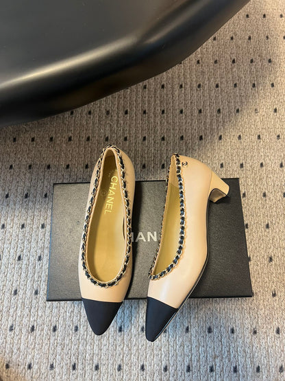 Chan 25fw chunky heels