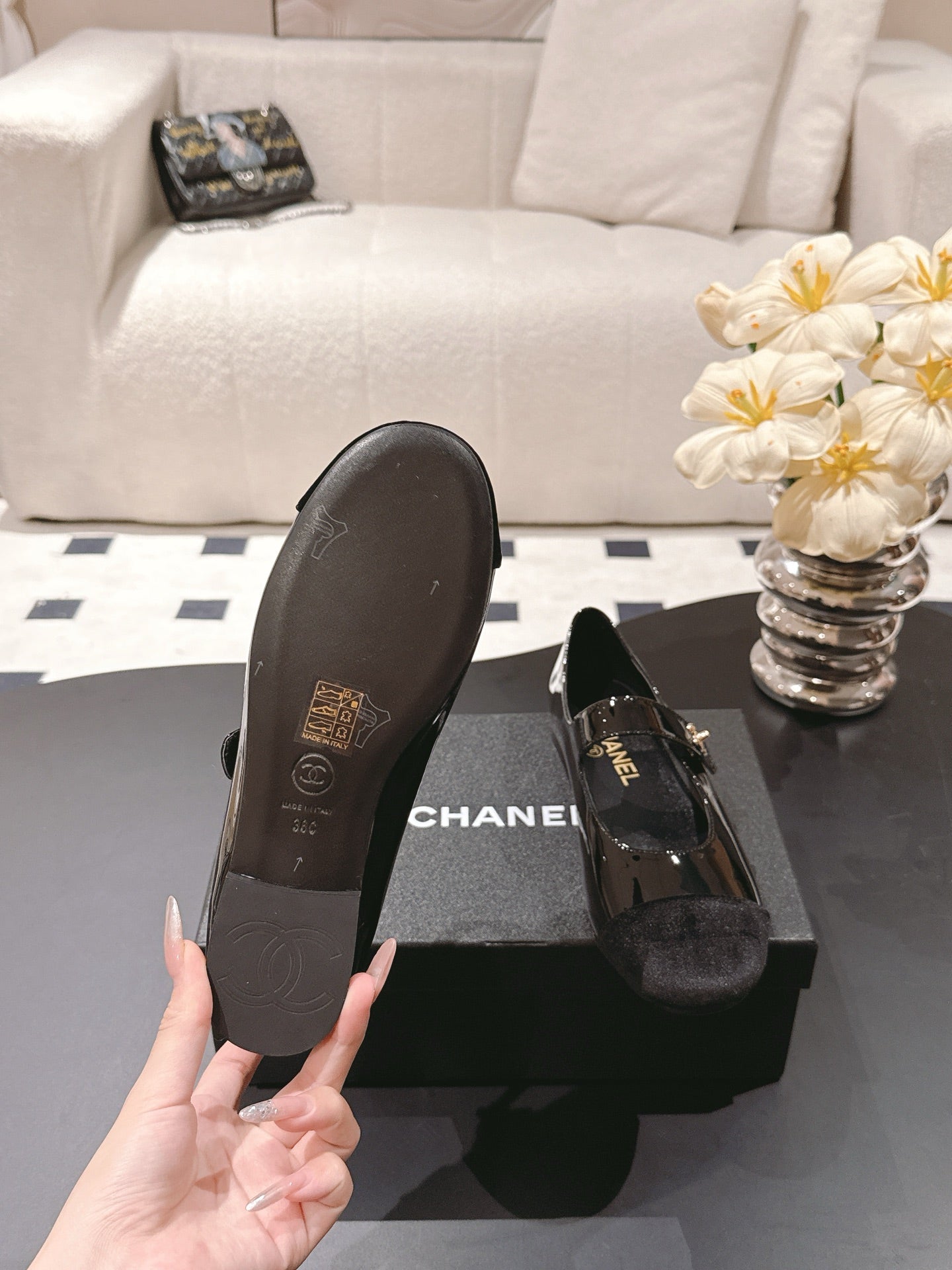 Chan 25fw mary jane flats