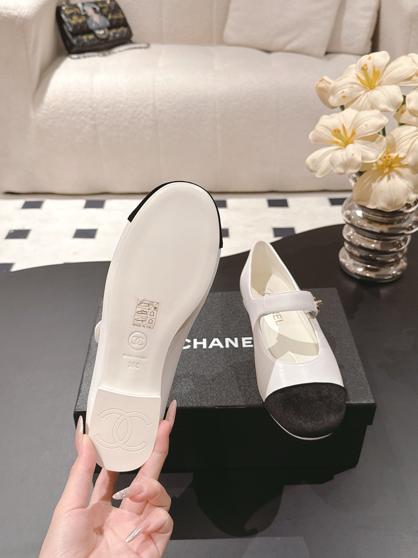 Chan 25fw mary jane flats