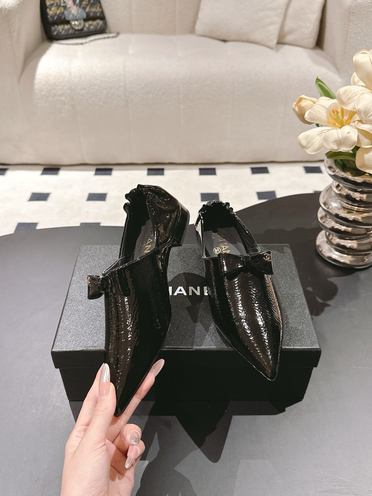 Chan 25fw mary jane flats
