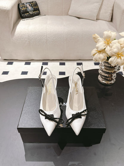 Chan 25fw slingback heels