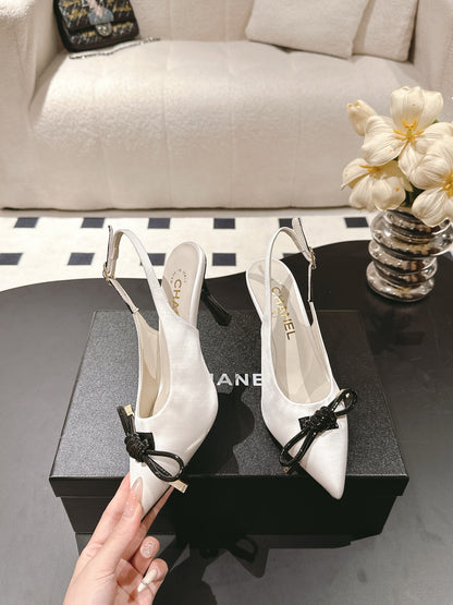 Chan 25fw slingback heels