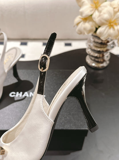 Chan 25fw slingback heels