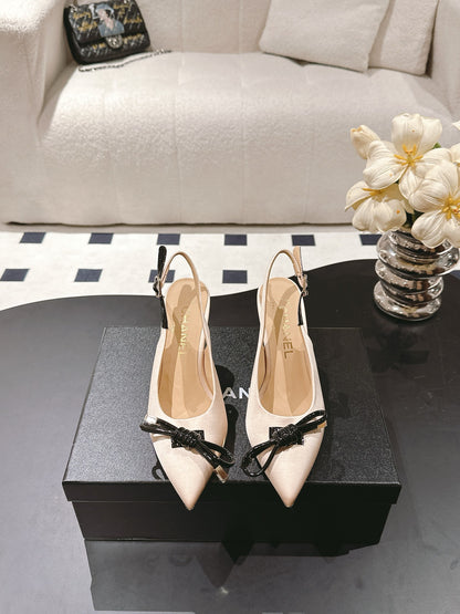 Chan 25fw slingback heels