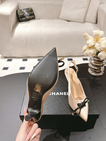 Chan 25fw slingback heels