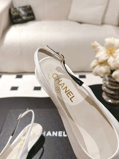 Chan 25fw slingback flats
