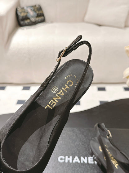 Chan 25fw slingback flats