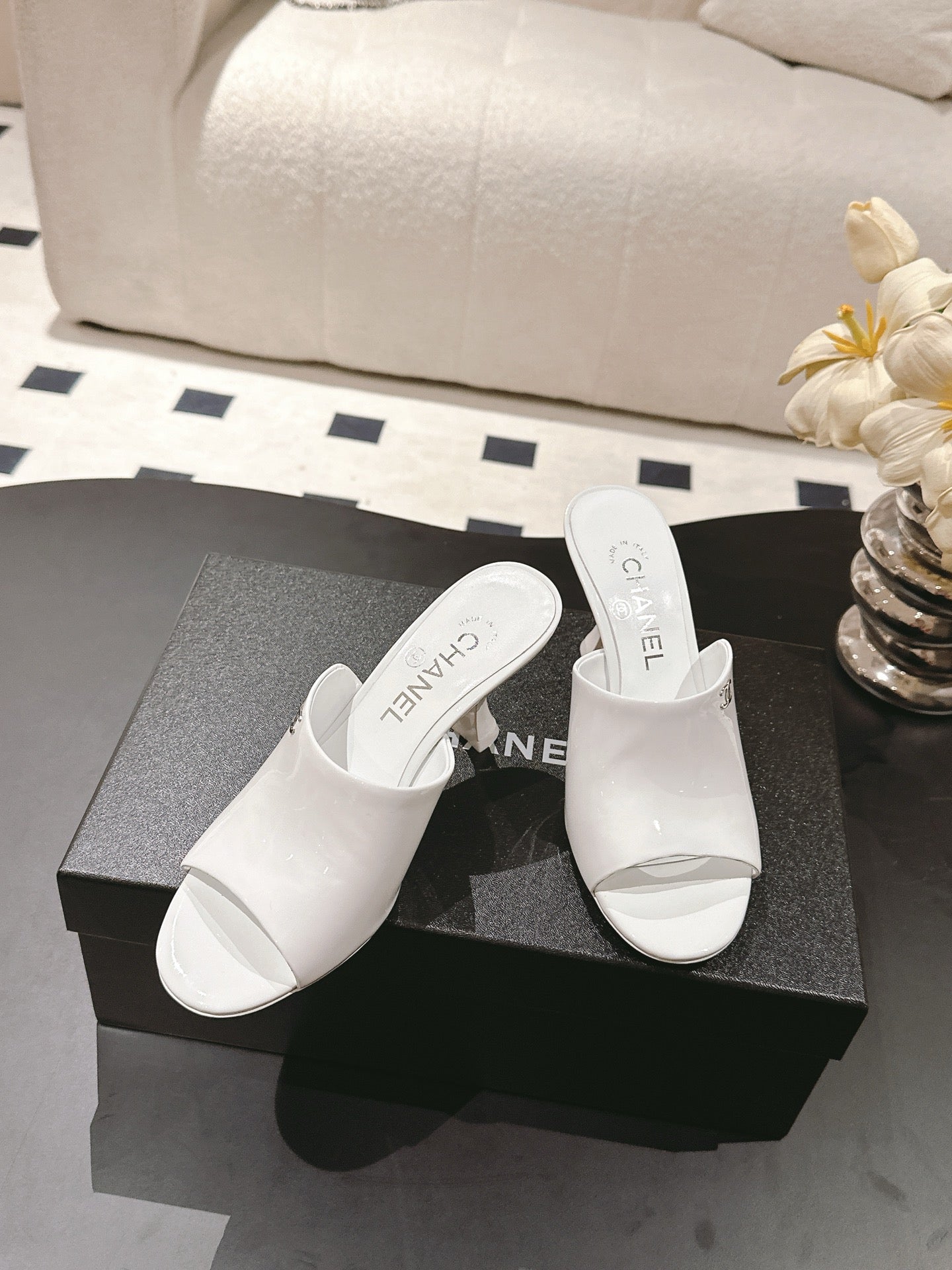 Chan 25fw heels sandals