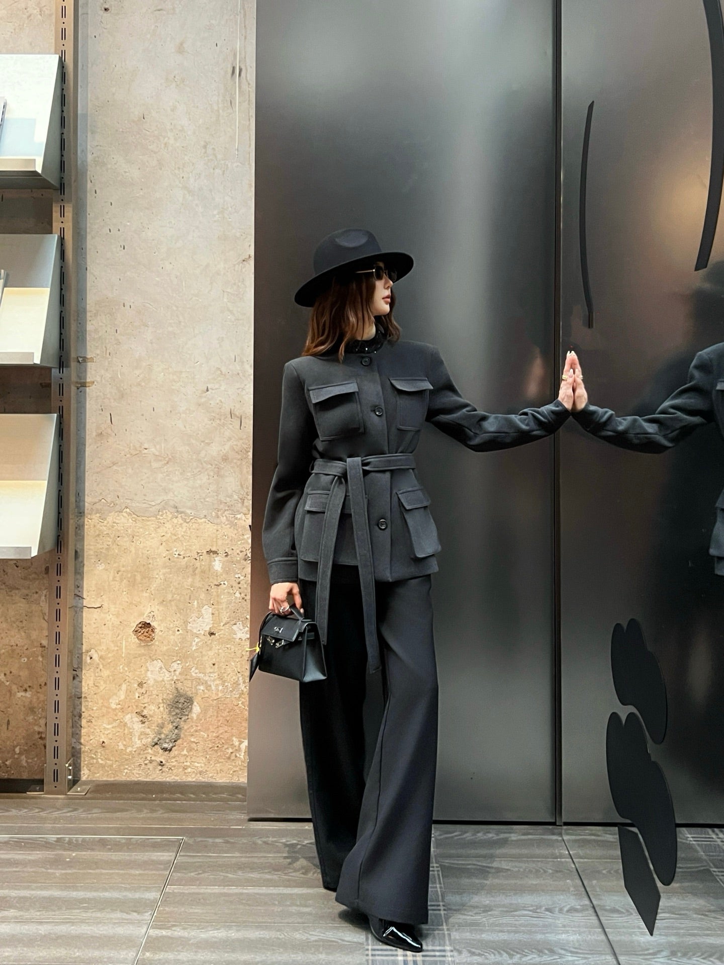 Brun 25fw elegant jacket