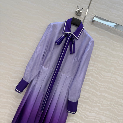 Gucc 25fw silk dress