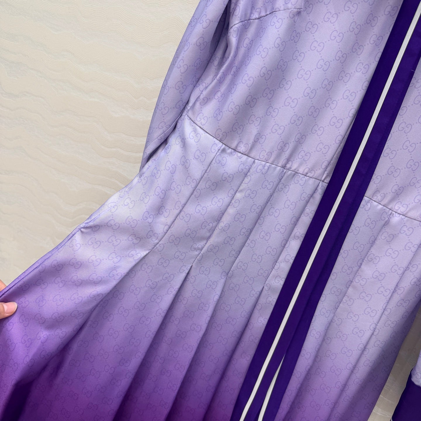 Gucc 25fw silk dress