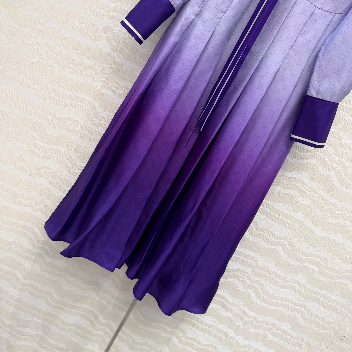 Gucc 25fw silk dress