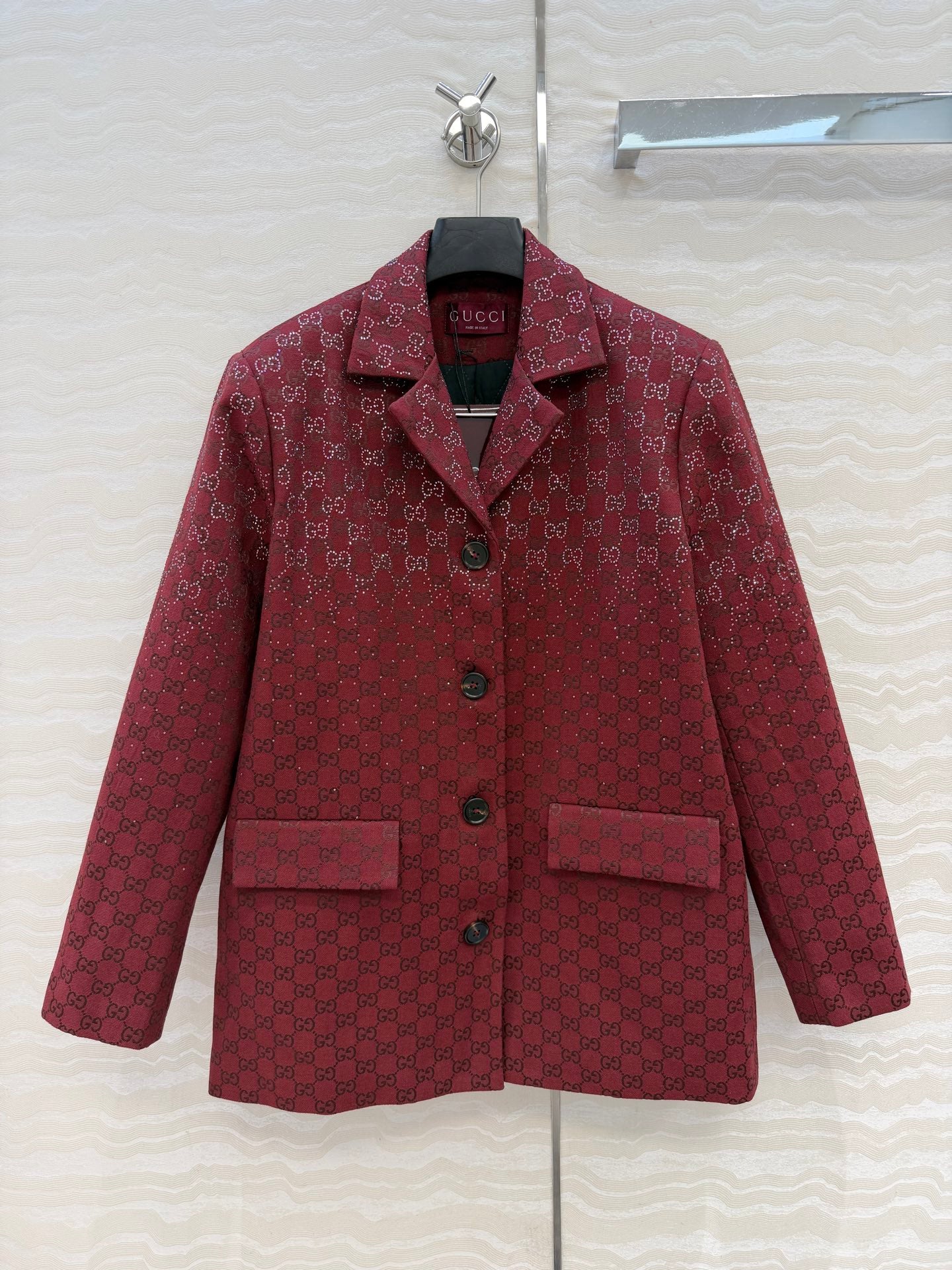 Gucc 25fw jacquard blazer